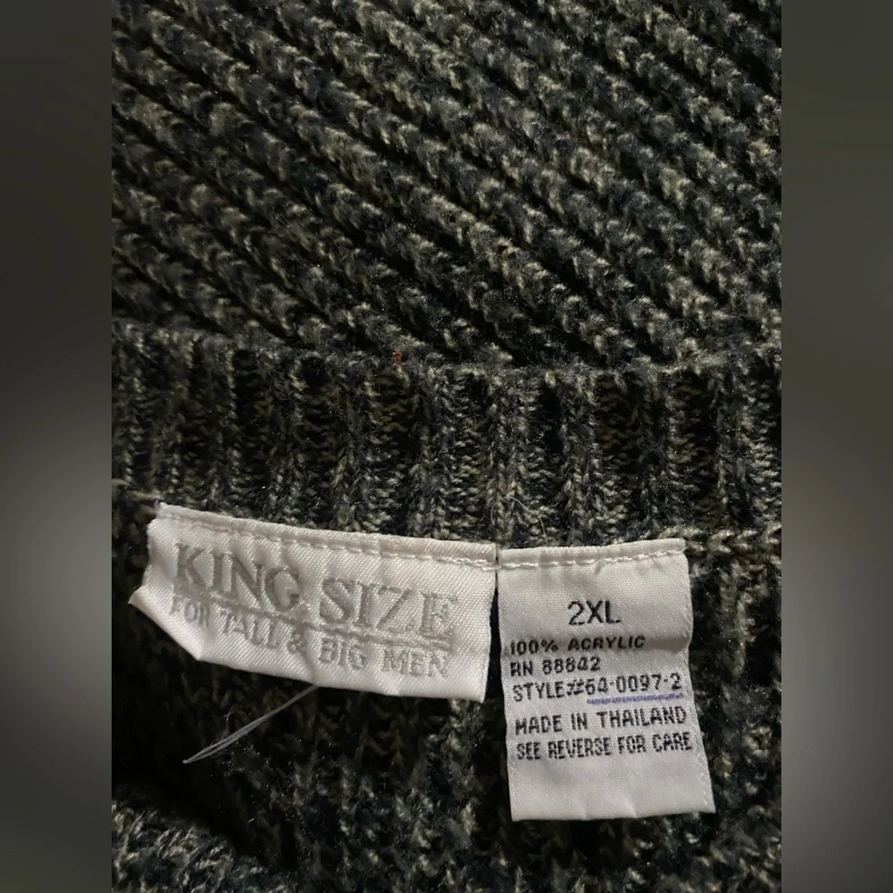 King Size For Tall & Big Men Acrylic Sweater Size 2XL
